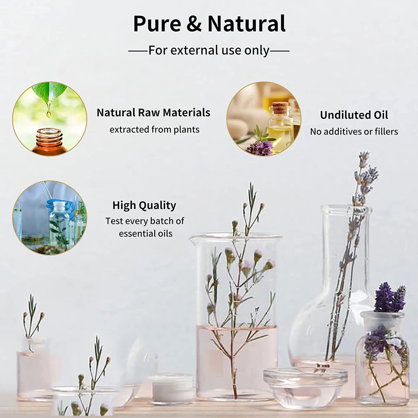 Pure Essential Oils With Dripper